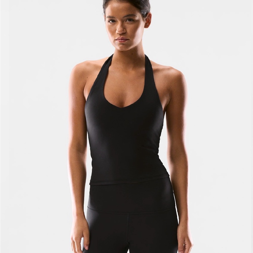 Aritzia TNA Golden Butter Halter Top